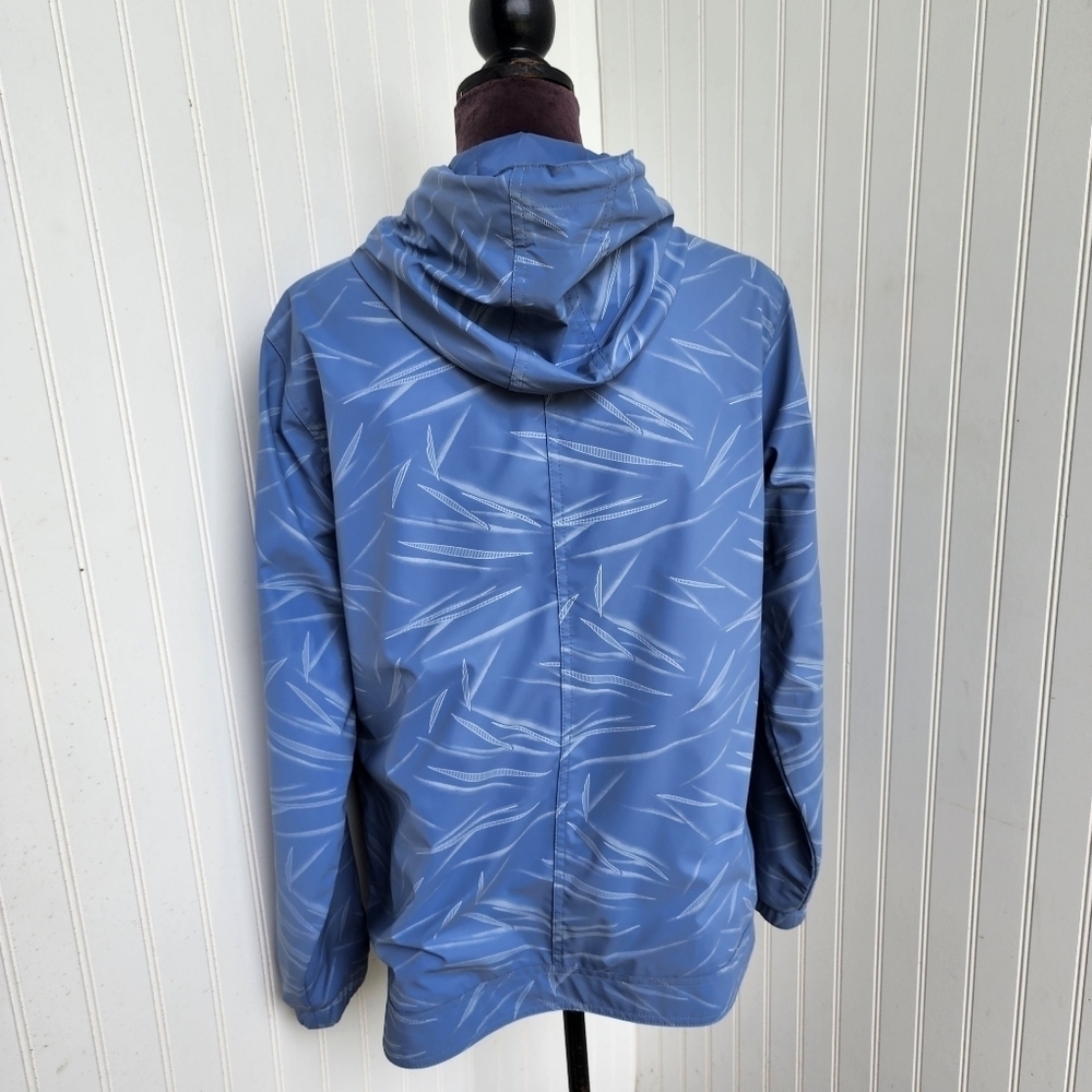 NWOT Weatherproof Vintage Women's Jacket Windbreaker Raincoat Hooded Blue M - Picture 5 of 12